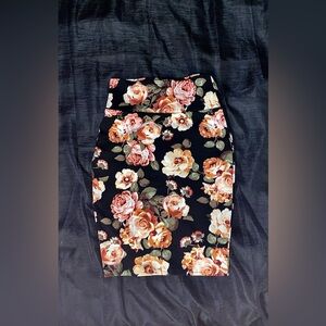 VINTAGE SILHOUETTE NYC floral skirt .